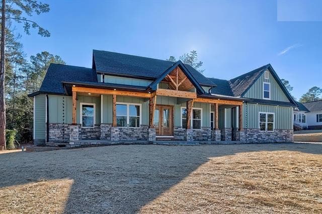 A new craftsman-style home in the Columbia, South Carolina area.