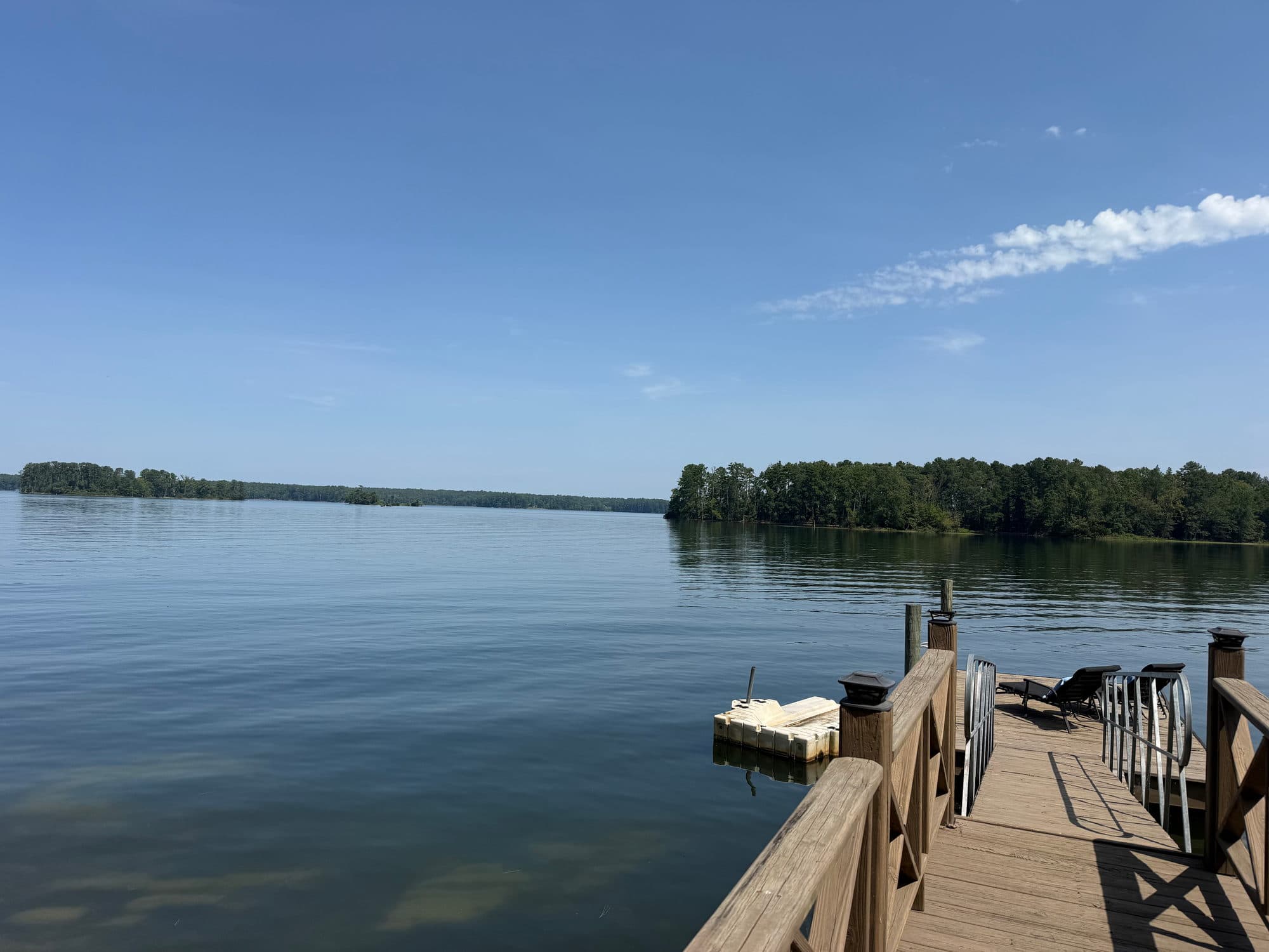 A dock on Lake Murray